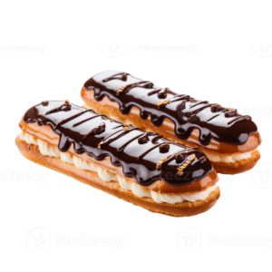 Classic Éclairs – Cream-Filled & Chocolate-Glazed Perfection 🍫✨
