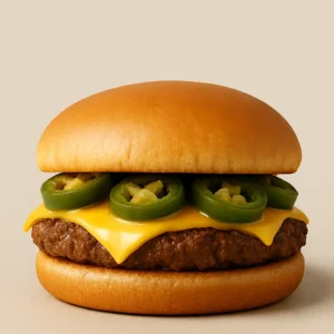Barista’s Jalapeño Burger – Chicken or Beef